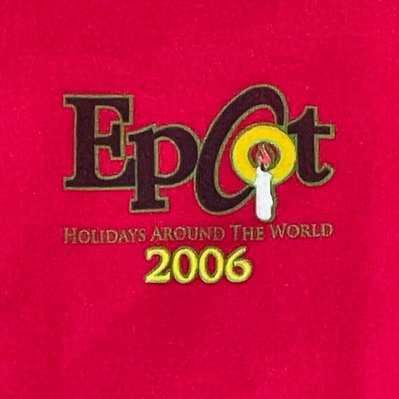 Walt Disney World Vintage 2006 Holidays Around The World Crew Neck Sweatshirt XL - Picture 3 of 5